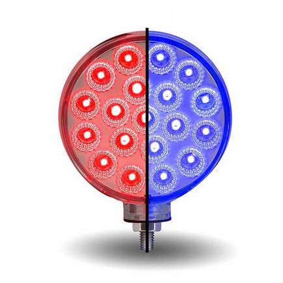 Trux TLED-DFXB Dual Revolution, Double Face Combination, Amber/Red/Blue Led