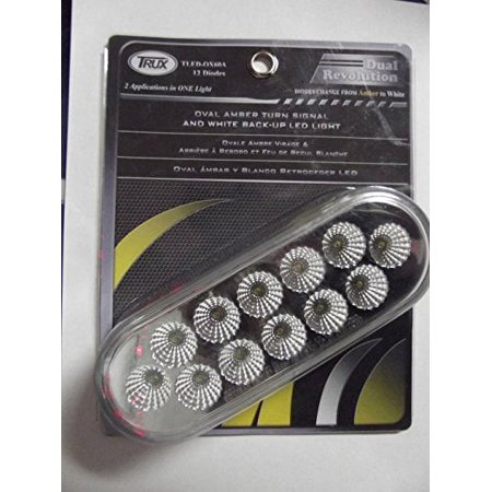 Trux TLED-OX60A Turn Signal & Marker Light, Oval, Dual Revolution,