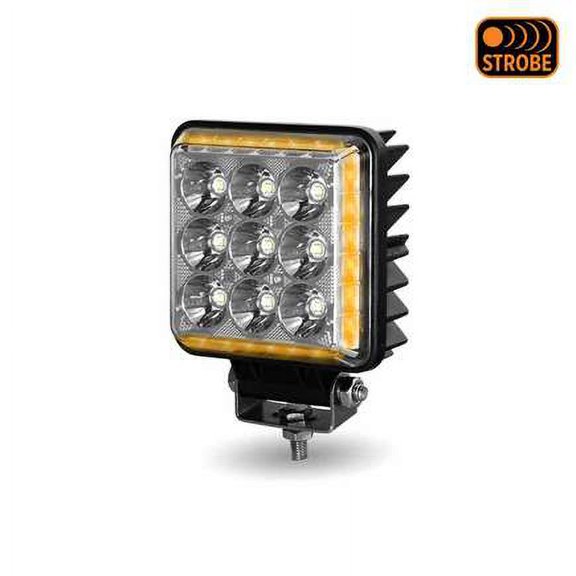 Trux TLED-U118 Work Light, Next Generation, Universal, White, Square, With