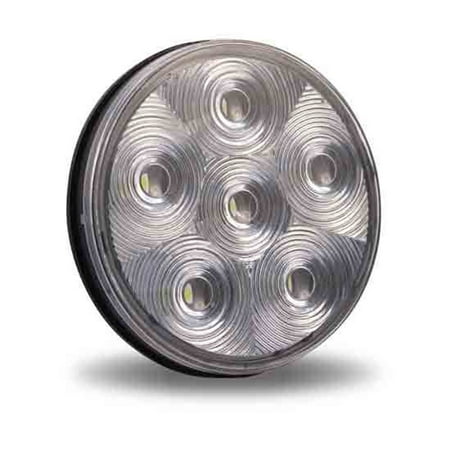 Trux TLED-U16 - 4 Inch 6 Diode LED Flood Work Lamp W/ Clear Bubble Lens