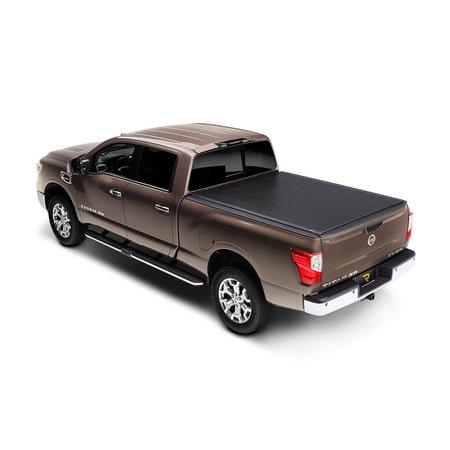 Truxedo by RealTruck Lo Pro Soft Roll Up Truck Bed Tonneau Cover | 588801 | Compatible with 2016 - 2024 Nissan Titan w/ or w/o Track System 6' 7" Bed (78.7")