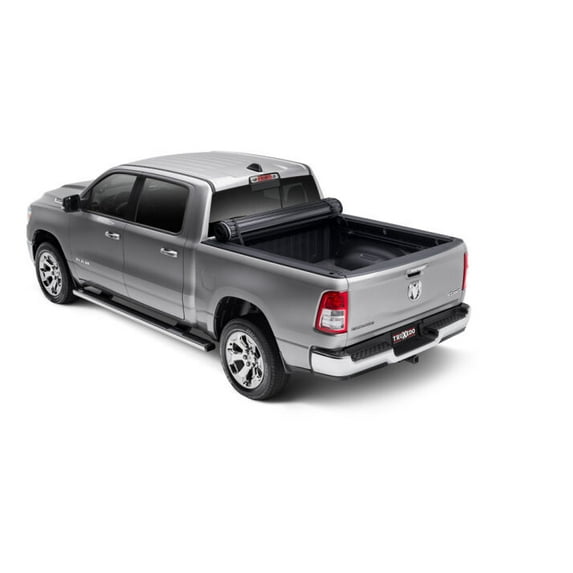 Truxedo by RealTruck Sentry Hard Rolling Truck Bed Tonneau Cover | 1587001 | Compatible with 2019 - 2024 Dodge Ram 1500 with Multi-Function (Split) Tailgate (New Body Style) 6' 4" Bed (76.3") SALE