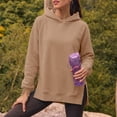 thumbnail image 1 of Trwkzve Long sleeve Hoodie Womens With Hood Sweatshirts Khaki M, 1 of 7