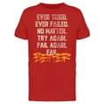 thumbnail image 1 of Try Again, Fail Better T-Shirt Men -Image by Shutterstock, Male Medium, 1 of 2