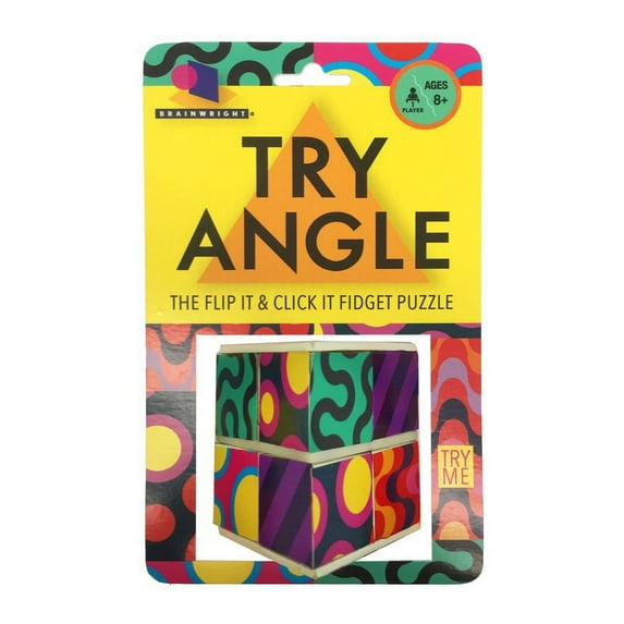 Try Angle Brainteaser - Brainwright - the Flip It & Click It Fidget Puzzle