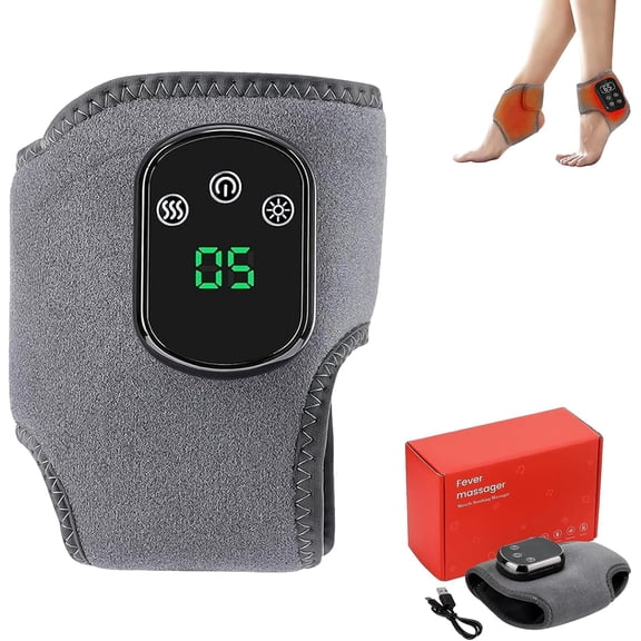 Try Massager Pro Foot Massage with Triple Therapy & 5 Heat Levels, Wireless Portable Foot Massager with Touch Screen & Smart Timer, for Home Office Travel (1pc)