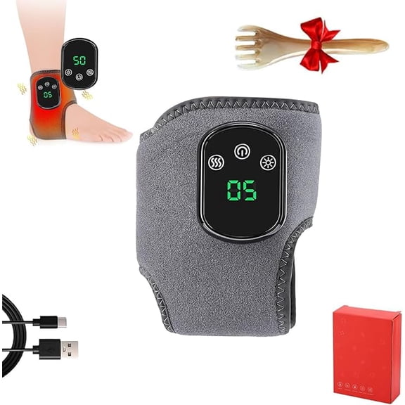 Try Massager Pro Foot Massage, Triple Therapy Foot Massager, Wireless Portable Foot Massag, Smart Timer, Touch Screen, with 5 Heat & 3 Vibration Mode for Home/Office/Travel