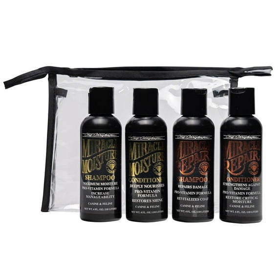 "Try Me" Enjoyable Moisturizing and Clarifying Dog Grooming Enhancement Kits (Diamond Series)