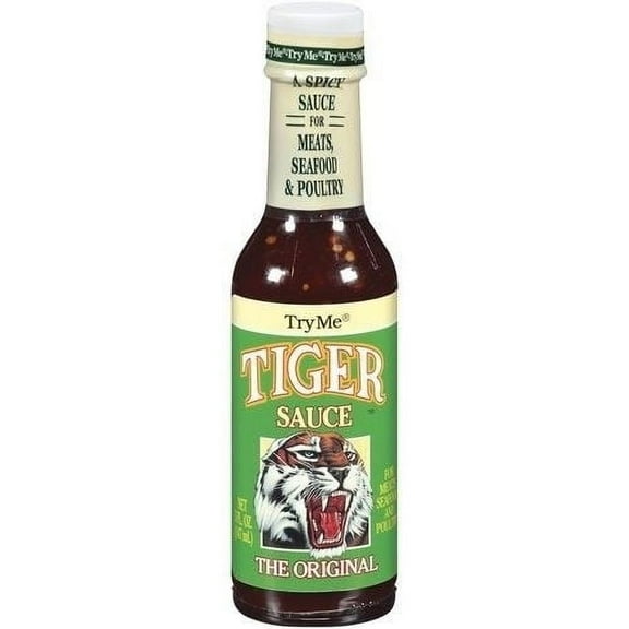 Try Me Tiger Sauce The Original, 5 oz Glass Bottle