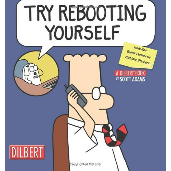 Pre-Owned Try Rebooting Yourself: A Dilbert Collection with Sticker (Dilbert Book Collections Graphi) Paperback