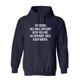thumbnail image 1 of Try Saying "Do I Smell Popcorn" After You Fart, So Everybody Takes A Deep Breath Sarcastic Novelty Gift Idea Adult Humor Funny Men's Hoodies, 1 of 3