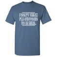 thumbnail image 1 of Try Saying Do I Smell Popcorn After You Fart So Everybody Takes a Deep Breath Novelty Humor Graphic Tee Funny Sarcastic T Shirt Anniversary Gift Hilarious, 1 of 5