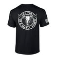thumbnail image 1 of Try That In A Small Town Country Music Circle Skull Back Print Flag Sleeve Mens Short Sleeve T-shirt Graphic Tee-Black-xxl, 1 of 4