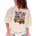 thumbnail image 1 of Try That in a Town Vintage Truck Shirt, Retro Patriotic Shirt Sunflower Pickup Truck Tee, Town Pride Graphic T-Shirt, Ivory Comfort Colors T-Shirt, 3XL, 1 of 1