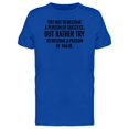 thumbnail image 1 of Try To Become A Person Of Value Tee Men's -Image by Shutterstock, 1 of 2