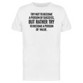 thumbnail image 1 of Try To Become A Person Of Value Tee Men's -Image by Shutterstock, 1 of 2