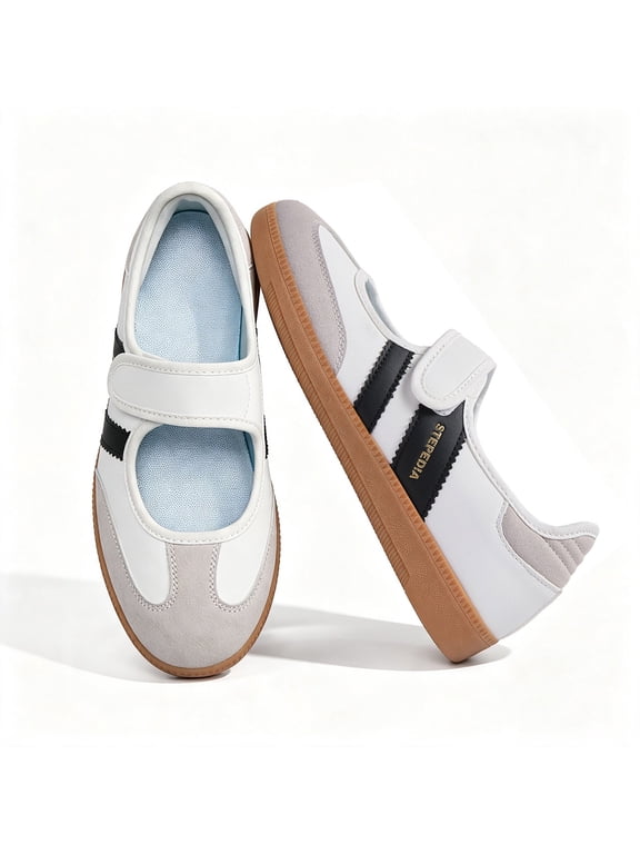 Womens Fashion Sneakers Retro Casual Tennis Slip on Flat Loafers Skate Walking Shoes