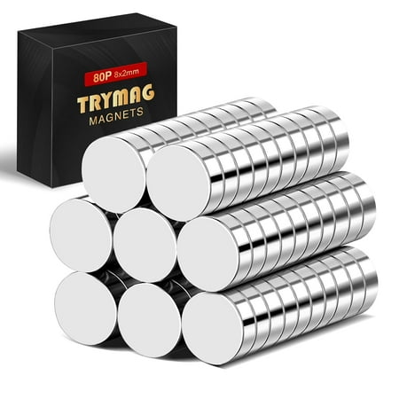 Trymag Neodymium Refrigerator Magnet (80 Count)
