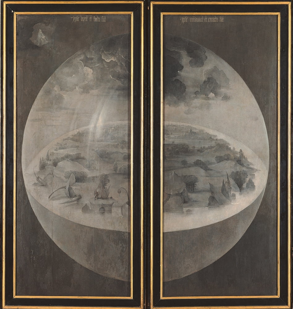 Tryptich Of The Garden Of Earthly Delights - The Creation Of The World Canvas Art - (18 x 24)