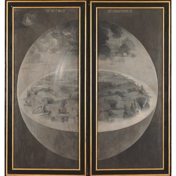 Tryptich Of The Garden Of Earthly Delights - The Creation Of The World Canvas Art - (24 x 36)