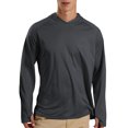 thumbnail image 1 of TRYSIL Men's Athletic Hooded UPF 50+ Sun Protection Long Sleeve Fishing Running Rash Guards Shirts, 1 of 6