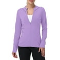 thumbnail image 1 of TRYSIL Women's UPF 50+ Sun Protection Hoodie Jackets Athletic Lightweight Full-Zip Long Sleeve Outdoor, 1 of 8