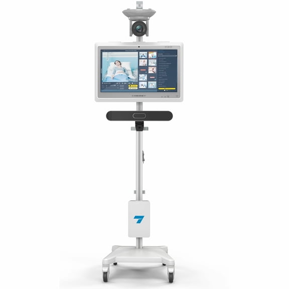 Capsa Healthcare, S-Series Cart (T2500-T), Roll Stand, Fixed Height, Tall Straight Column, No Mount