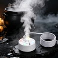 thumbnail image 1 of Tryvkinvive 2 Pcs Mist Maker Fogger Ultrasonic Fog Machine Fountain Halloween Cauldron Mister Fogger Water Garden Pond Foggers Air Humidifier with LED Light Flashes for Halloween Party Decorations, 1 of 7