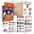 thumbnail image 1 of Tryvkinvive 24PCS Halloween Decoration Spooky Fake Nails Advent Calendar Set Press On Nails Nail Nail File Manicure Kit for Halloween Gift, 1 of 7