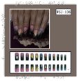 thumbnail image 1 of Tryvkinvive 24PCS Halloween Decoration Spooky Long Press On Nails Dead Tree Pattern Gradient False Nails Reusable Fake Nails for Halloween Gothic Party, 1 of 7