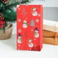 thumbnail image 1 of Tryvkinvive Christmas Paper Treat Bag,Durable Xmas Paper Goodie Bags for Kids,Christmas Candy Storage Bags,Holiday Gift Bags for Classrooms,Holiday Party Favor Bags for Office Decorations Containers, 1 of 6