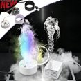 thumbnail image 1 of Tryvkinvive Ultrasonic Mist Maker with LED Light USB Powered Fogger Atomizer Water Fountain Pump for Indoor Outdoor Landscape Aquarium Decor Household Scene Ornament, 1 of 7