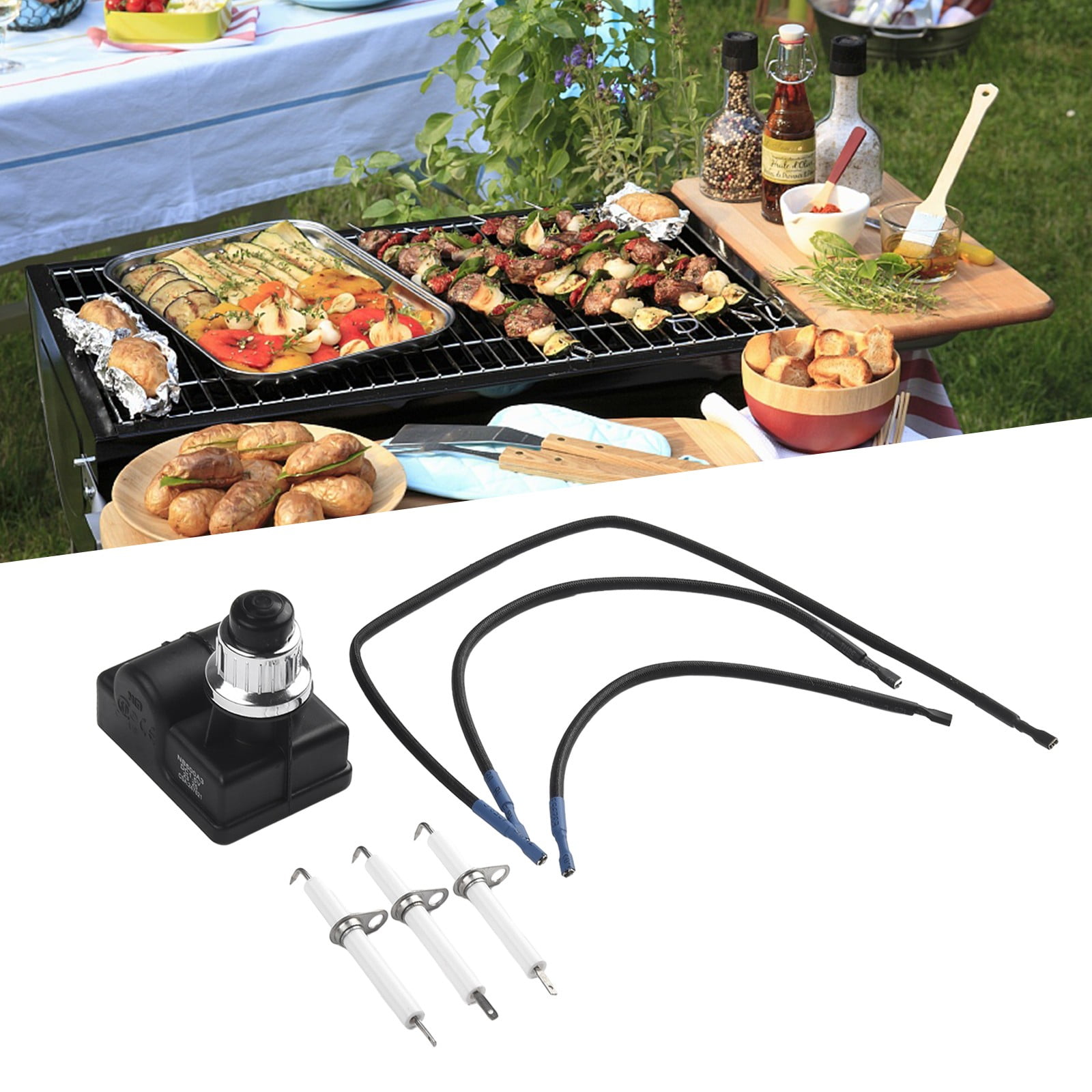 TSIG3007 Grill Replacement Parts for PitBoss 4in1 Grill PushButton