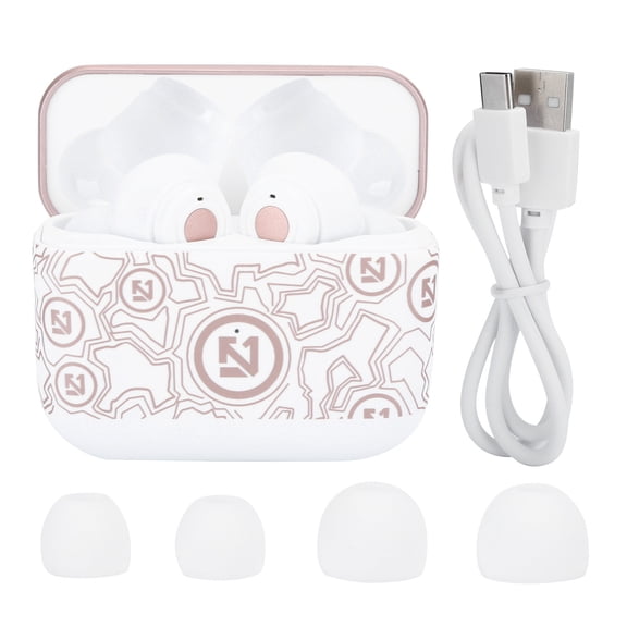 Ts100 For Bluetooth 5.0 Wireless Headset Sweatproof HIFI Stereo Sport Earphone with MicrophoneWhite