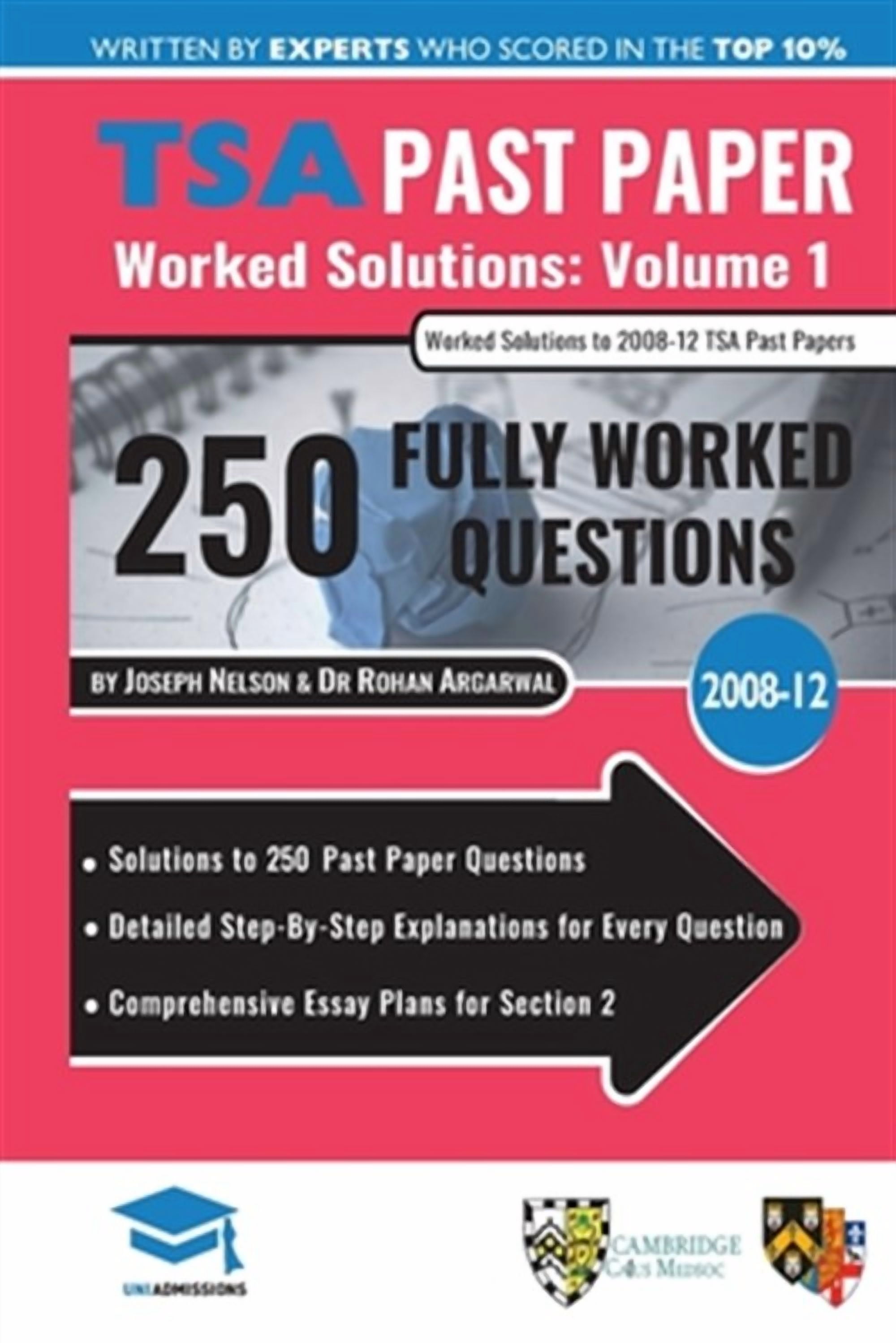 Tsa Paper TSA Past Paper Worked Solutions Volume One: 2008 -12, Detailed Step-By ...