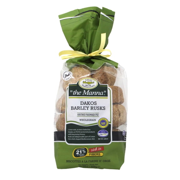 Tsatsaronakis the Manna Greek GGA1 Barley Bread Big Cretan Rusk 600g