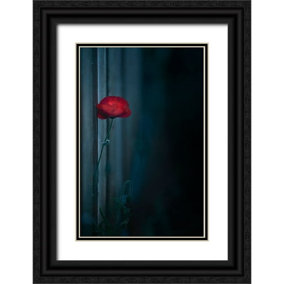 Tseng, Judy 22x32 Black Ornate Wood Framed with Double Matting Museum Art Print Titled - Waiting...
