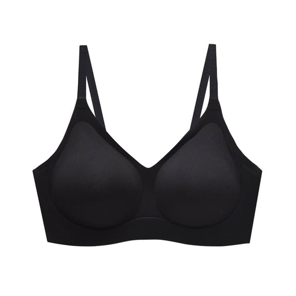 Tsesme Bras for Women Comfortable Wireless Full Cup Back Closure Jelly Smoothing Bra Support and Lift Bra