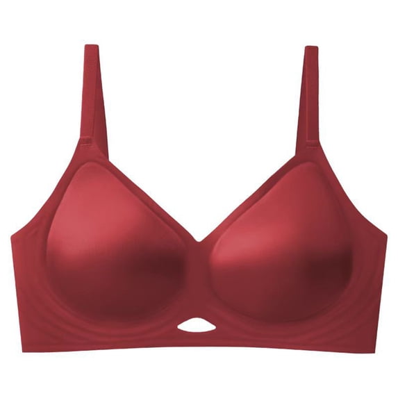 Tsesme Bras for Women Full Cup Wireless Push up Smoothing Bra Comfy Soft Support Bralettes