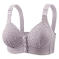 thumbnail image 1 of Tsesme Front Close Wireless Bras for Women Soft Comfy Seamless Everyday Bra Full Cup Supportive Bralette, 1 of 2