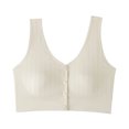 thumbnail image 1 of Tsesme Front Closure Bras for Women Full Cup Wireless Ribbed Bra Support Push up Everyday Bralettes, 1 of 3