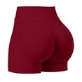 thumbnail image 1 of Tsesme Gym Shorts for Women Elastic Butt Lifting Seamless Biker Shorts High Waisted Workout Sport Short Pants, 1 of 4