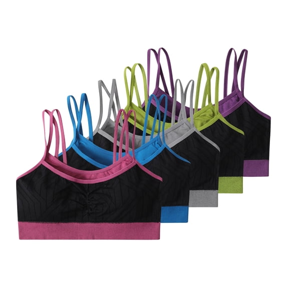 Tsesme Plus Size Women’s Seamless Sports Bras Double Straps Full Cup Supportive Comfy Breathable Bralette