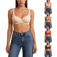 thumbnail image 1 of Tsesme Plus Size Women’s Underwire Bras Adjustable Straps Push up Bras Full Coverage Lift Support Everyday Lingerie 34A, 1 of 6