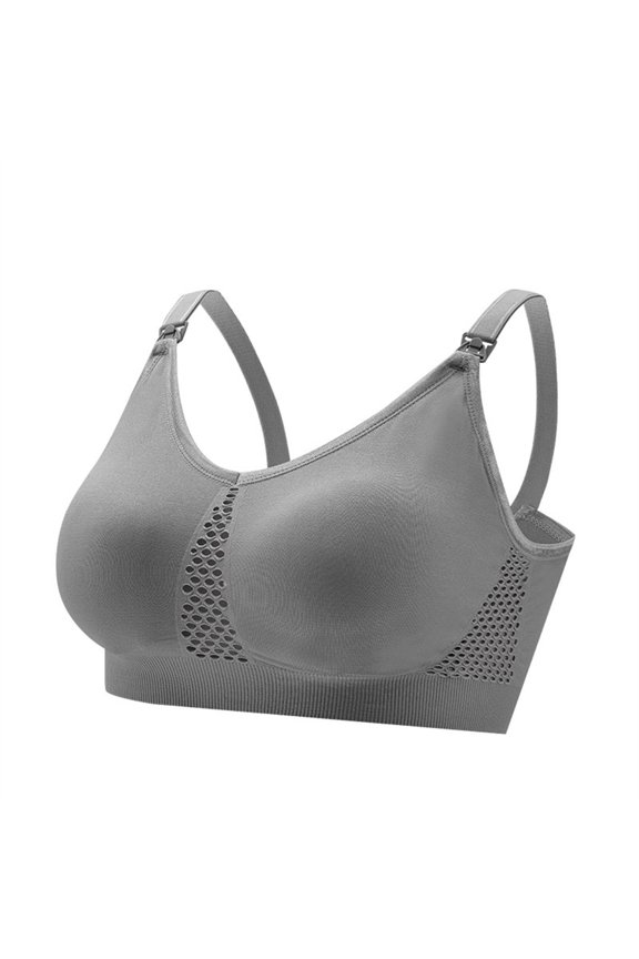 Push up Sports Bras for Women No Underwire Breathable Seamless Comfy Bralette Full Cup Workout Yoga Bras