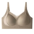 thumbnail image 1 of Tsesme Seamless Bras for Women Push up Deep V-Neck Padded Everyday Bralettes Wireless Comfy Support Bra, 1 of 2