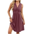 thumbnail image 1 of Tsesme Tank Nightgown for Women Summer Fashion Sleeveless Long Nightdress V-Neck Casual Comfy Sleepshirts, 1 of 8