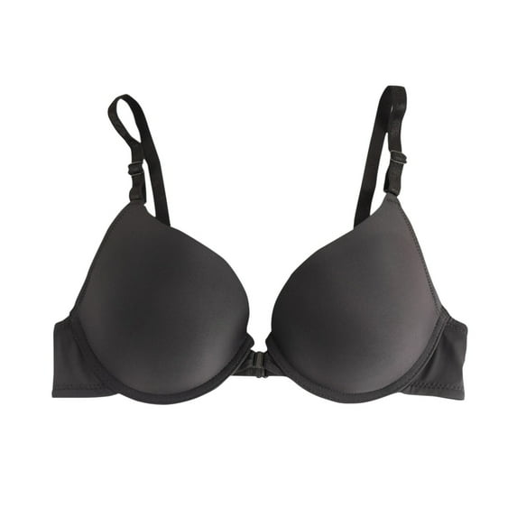 Tsesme Wireless Bralette for Women Front Closure Convenient Racerback Push up Padded Everyday Bra
