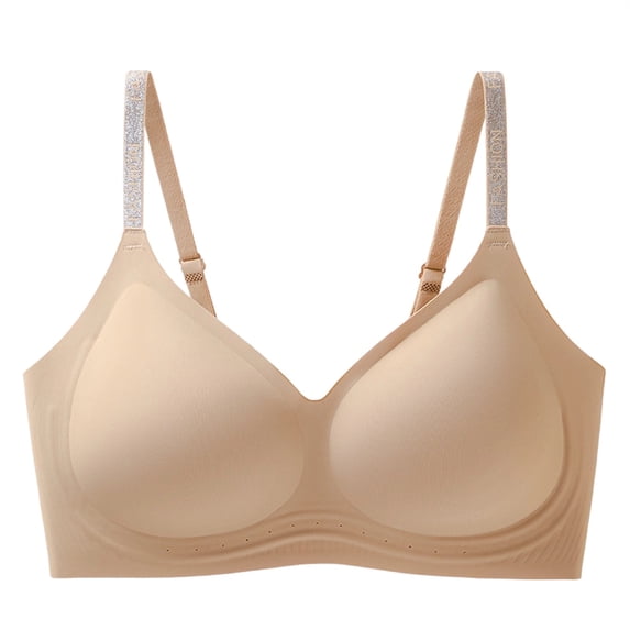 Tsesme Women's Bra Wireless and Adjustable Shoulder Straps Bralette, Push up Full Cup Seamless Bra
