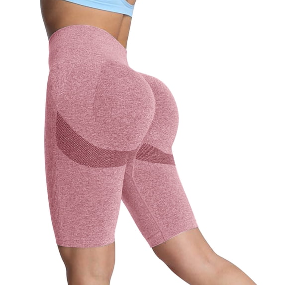 Tsesme Women's High Waist Biker Shorts Scrunch Butt Lifting Yoga Shorts Workout Gym Running Sport Short Pants